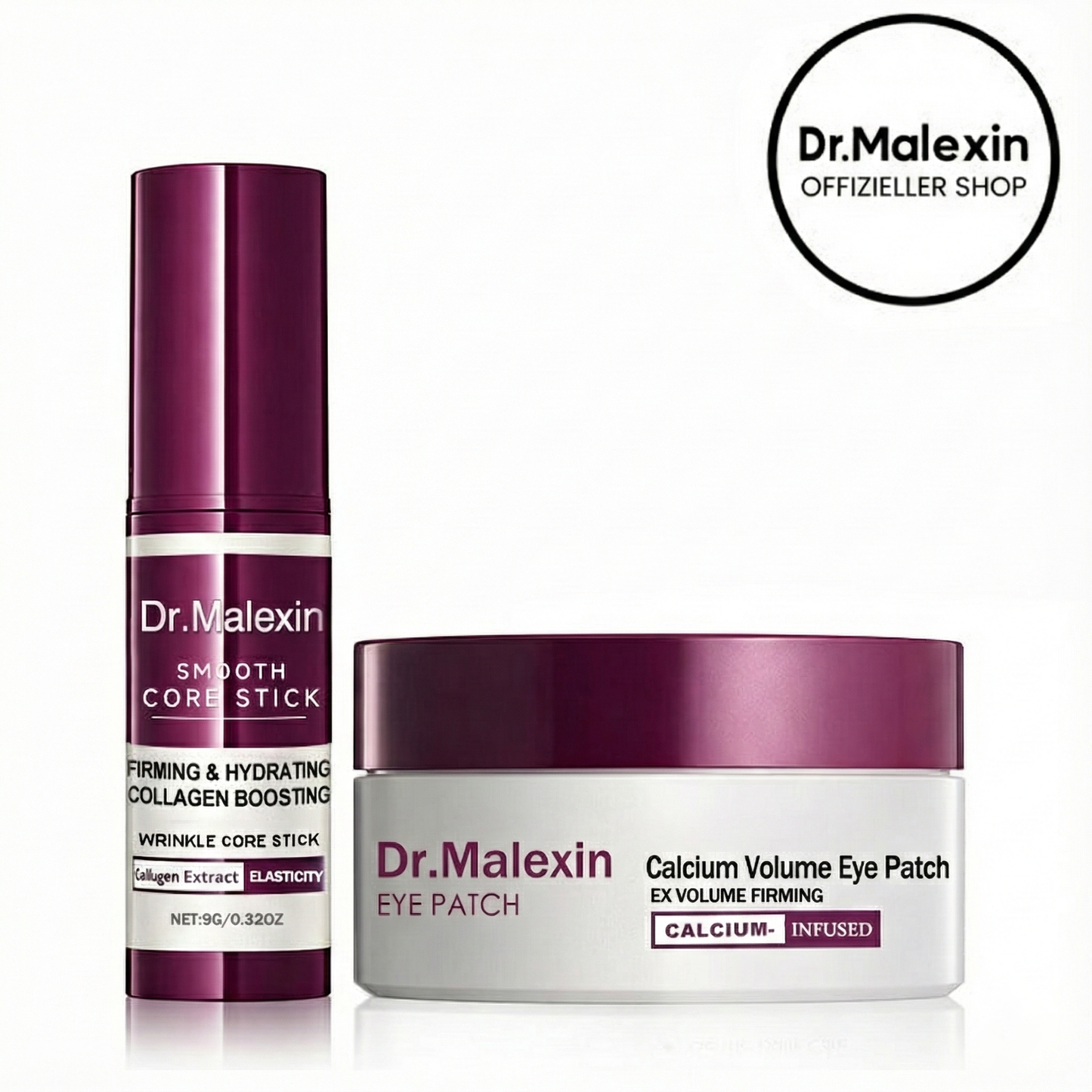 ✅[Dr.Malexin Offiziell]👩‍⚕️Calcium Volume Multi Balm + Eye Patch 60 Stück – Koreanische Hautpflegekosmetik