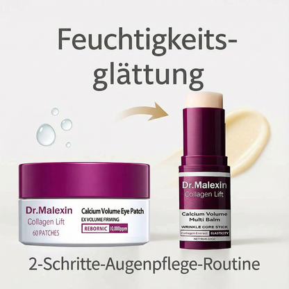 ✅[Dr.Malexin Offiziell]👩‍⚕️Calcium Volume Multi Balm + Eye Patch 60 Stück – Koreanische Hautpflegekosmetik