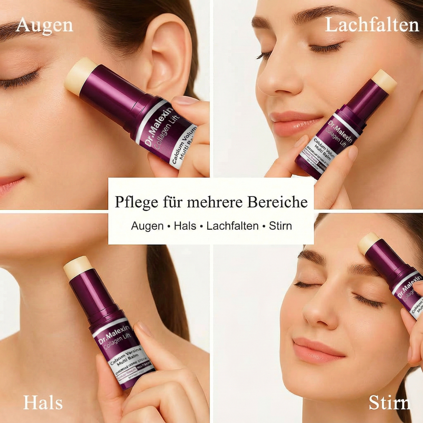 ✅[Dr.Malexin Offiziell]👩‍⚕️Calcium Volume Multi Balm + Eye Patch 60 Stück – Koreanische Hautpflegekosmetik
