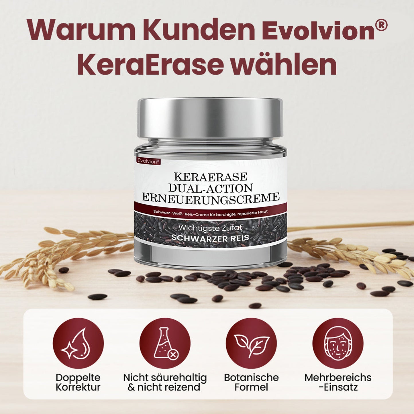 𝙀𝙫𝙤𝙡𝙫𝙞𝙤𝙣® KeraErase Dual-Action Erneuerungscreme