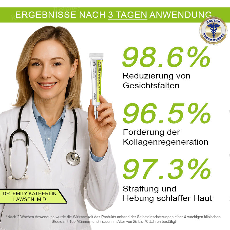 🛡️Jetzt jugendliche Haut zurückgewinnen Rolimey® Botox & Vita-A Retinol Shot Falten-Lift Straffungscreme