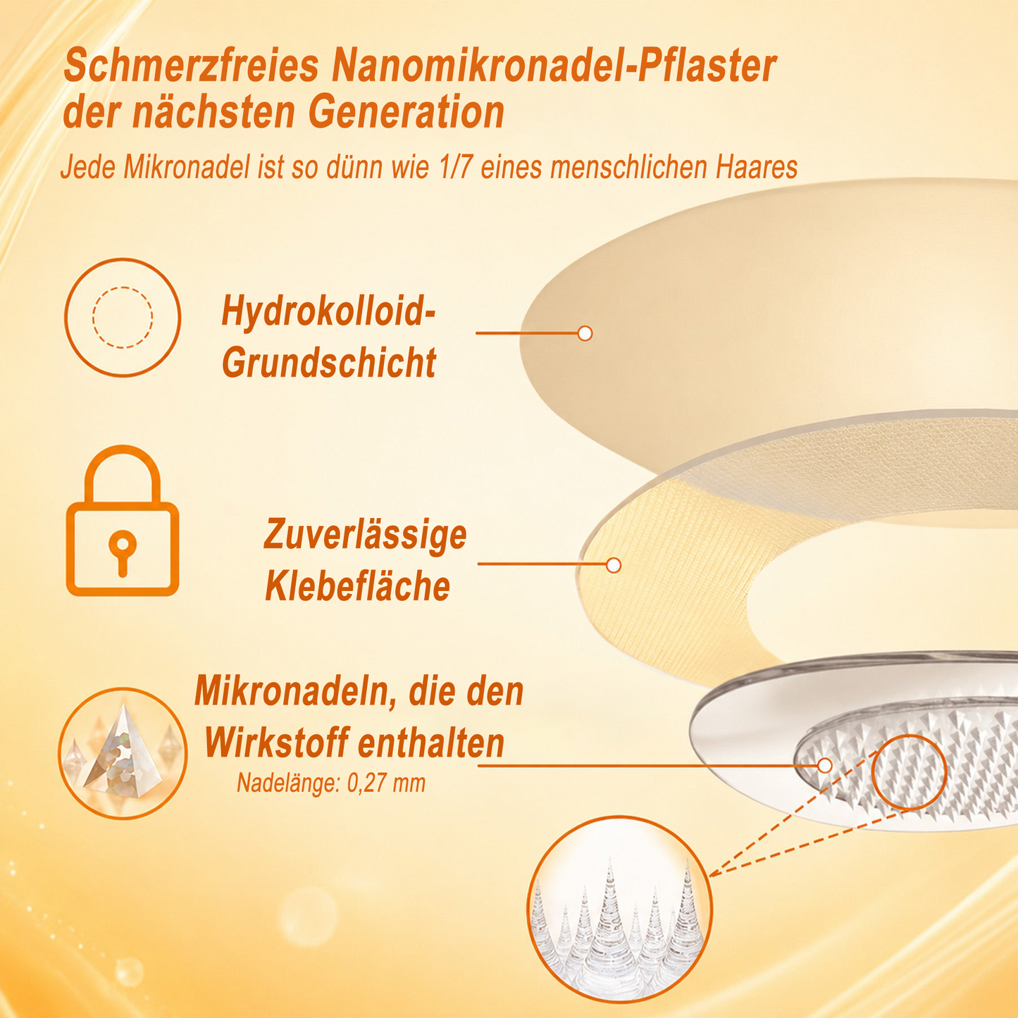 🇩🇪Offizieller Shop | 💎 GFOUK® Moringa Berberinex NAD+ 10-in-1 Nano-Mikronadel-Patch (Nur einmal täglich, sichtbare Veränderungen in 7 Tagen) ✅ Für Übergewicht, lockere Haut, Diabetes, Schlafapnoe, Gelenkprobleme und mehr