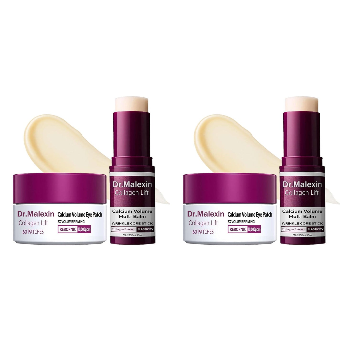✅[Dr.Malexin Offiziell]👩‍⚕️Calcium Volume Multi Balm + Eye Patch 60 Stück – Koreanische Hautpflegekosmetik