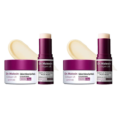 ✅[Dr.Malexin Offiziell]👩‍⚕️Calcium Volume Multi Balm + Eye Patch 60 Stück – Koreanische Hautpflegekosmetik