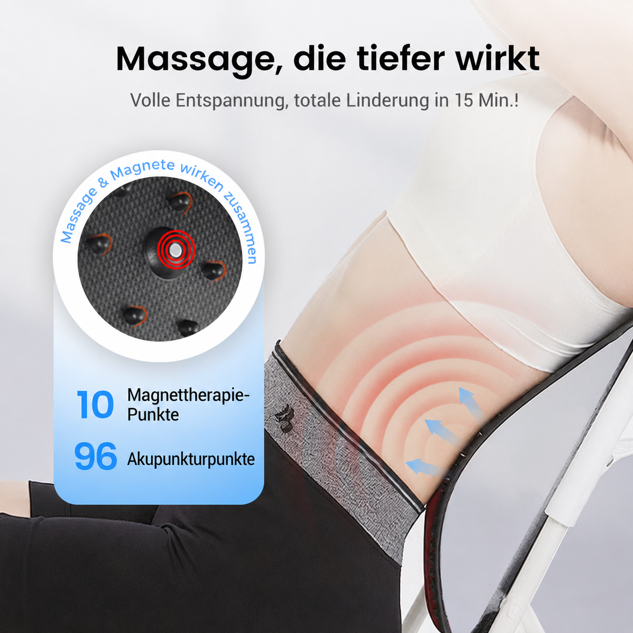 Magnetisches Massage- und Dehnungsgerät mit Rich-Text-Editor