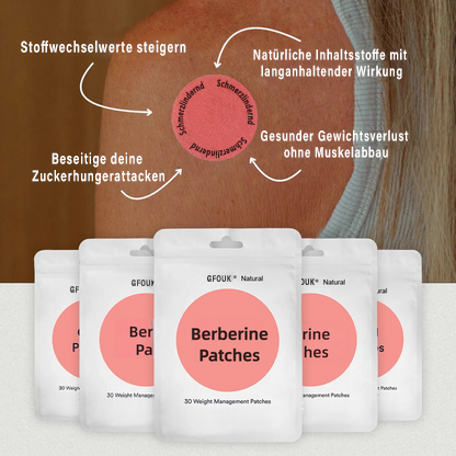 🍒 Berberin-Patch für Gewichtsmanagement: Zügeln Sie Ihren Appetit, gewinnen Sie neue Energie und finden Sie zu mehr innerer Balance – auf natürliche Weise.