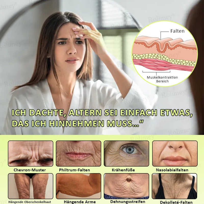 🛡️Jetzt jugendliche Haut zurückgewinnen Rolimey® Botox & Vita-A Retinol Shot Falten-Lift Straffungscreme